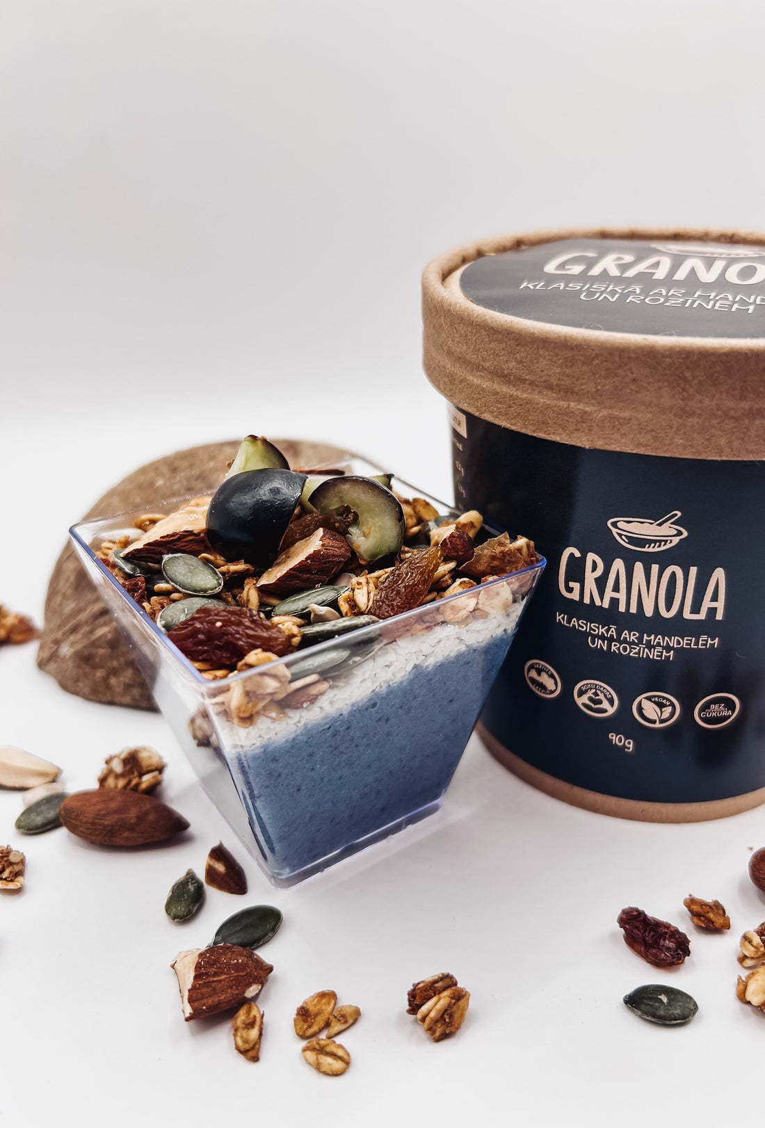 Krēmīga Melleņu Bļodiņa ar Klasisko Granolu