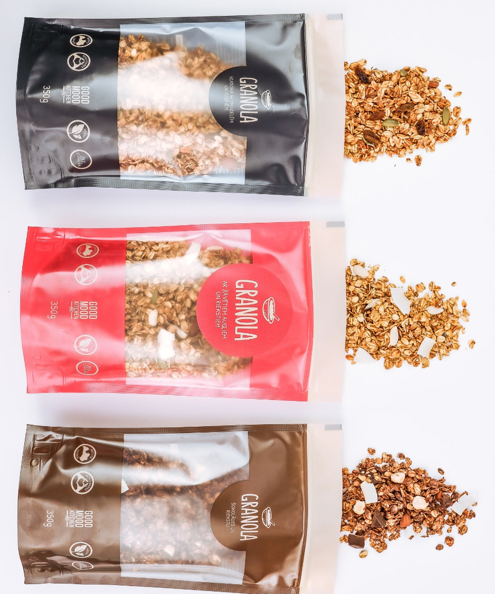Granolas izlases komplekts – 3 garšas